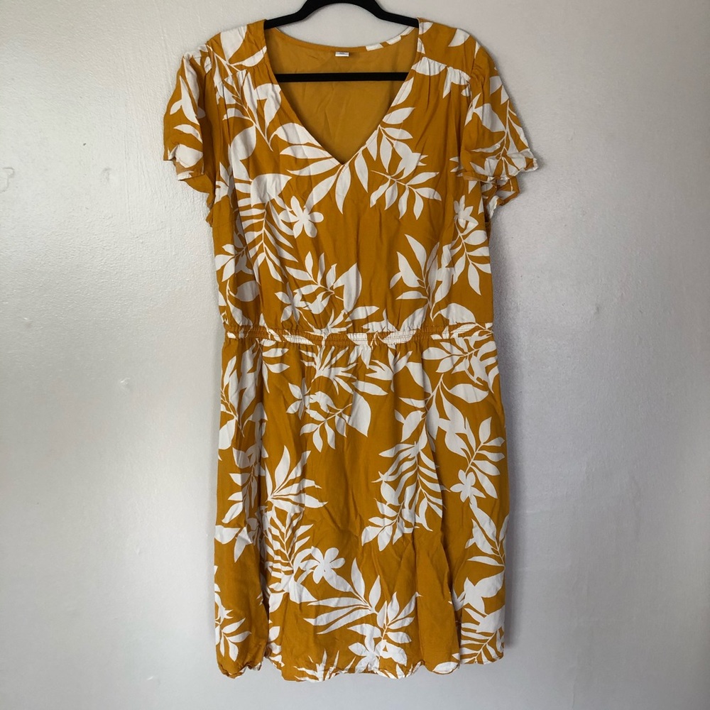 Old Navy Mustard yellow dress